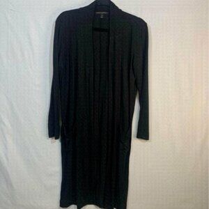 BANANA Republic womans cardigan duster Black Size small  condition